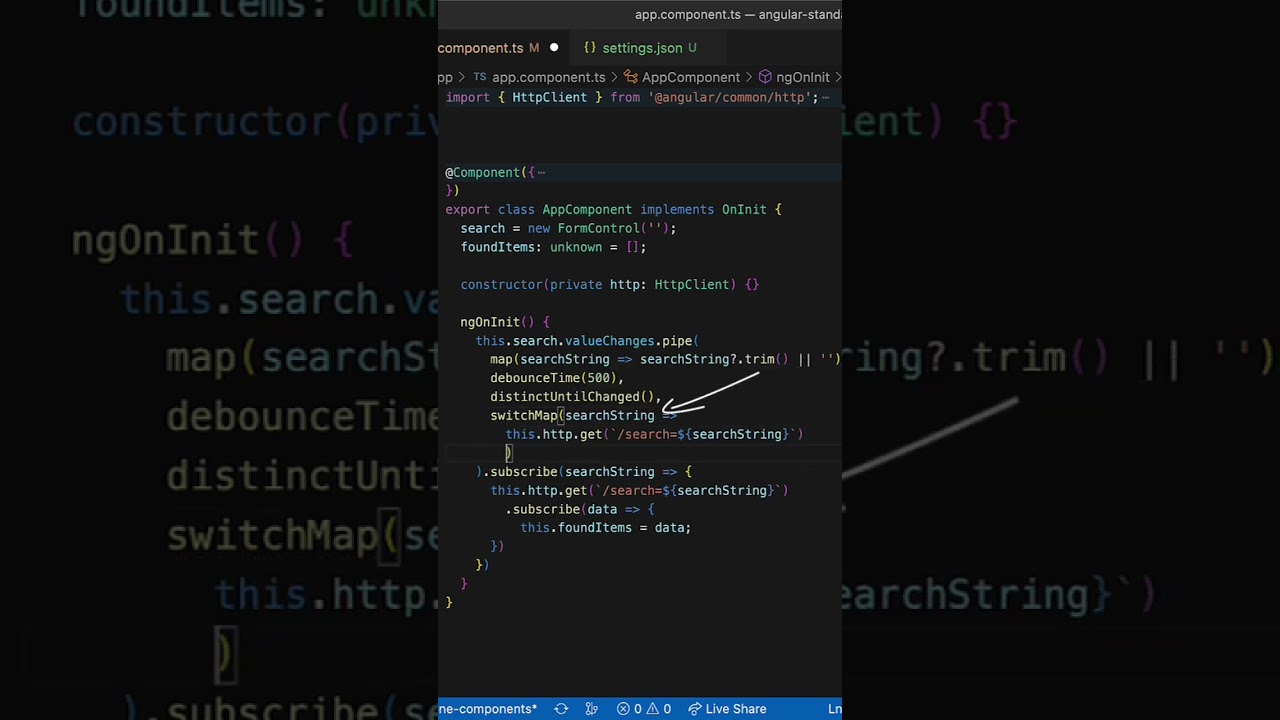 Never do it in your #rxjs code!