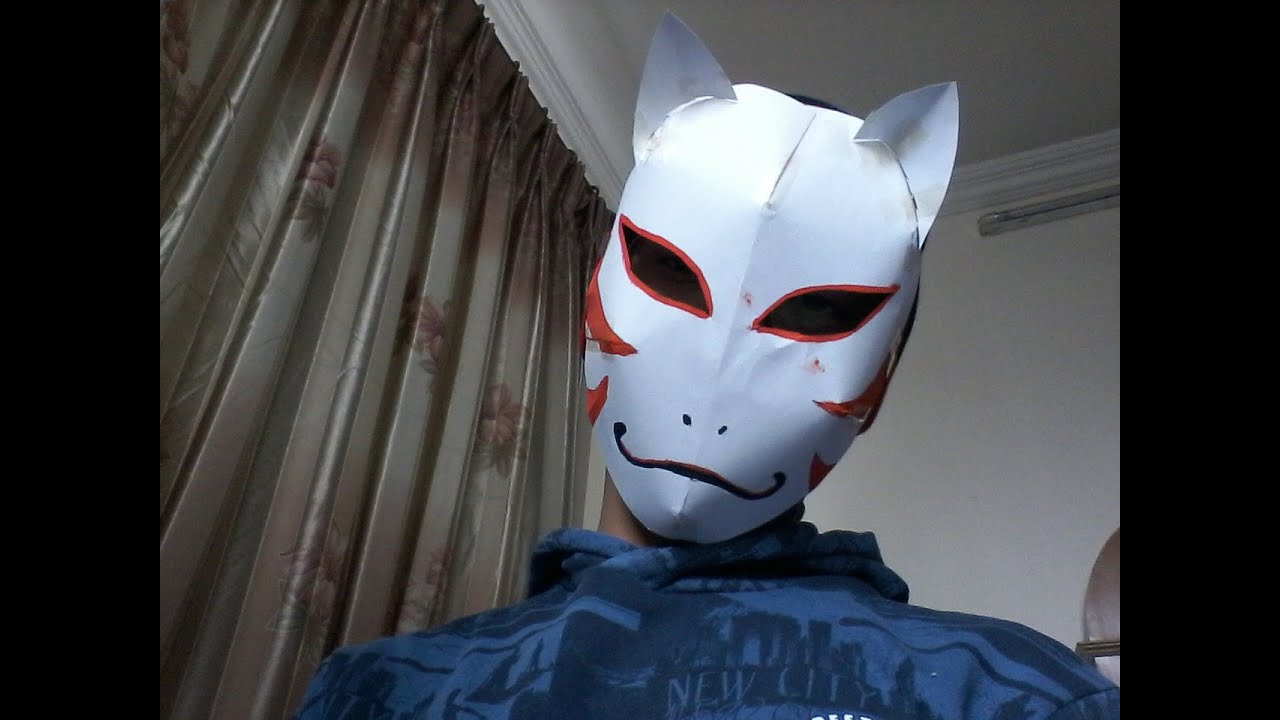 How to make Paper Kakashi's ANBU Mask. | Naruto Shippuden Edition |
