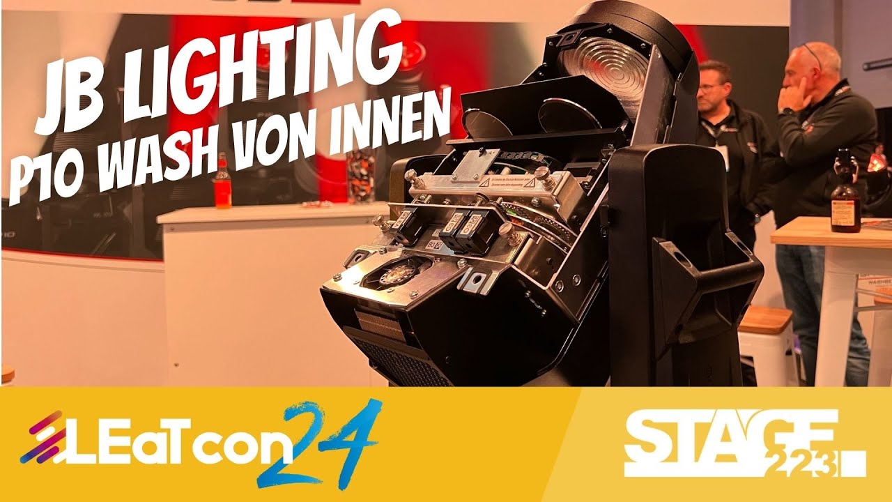 Wie sieht ein JB Lighting Movinghead von Innen aus? | LEaTcon 2024