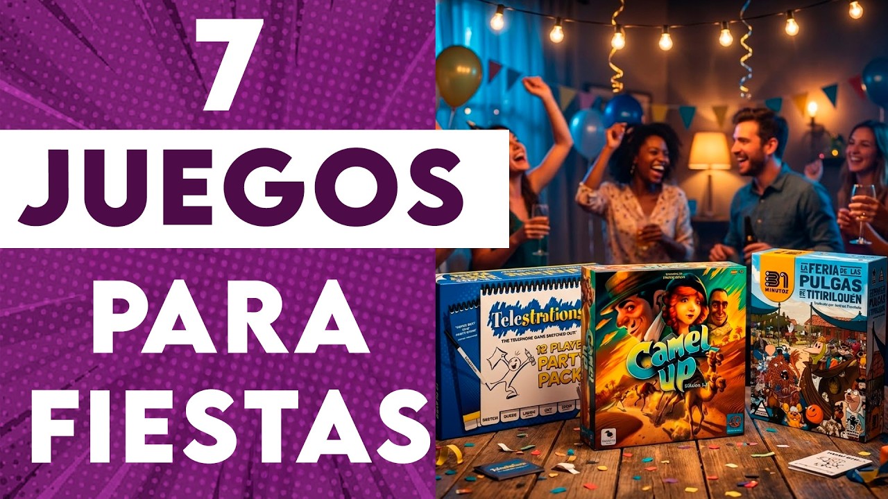 7 Increíbles juegos para FIESTAS