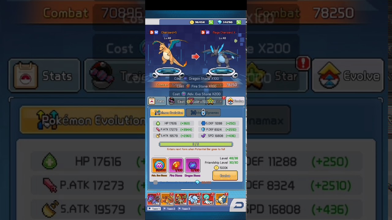 Pokemon Idle Tamer - Charizard Evolution