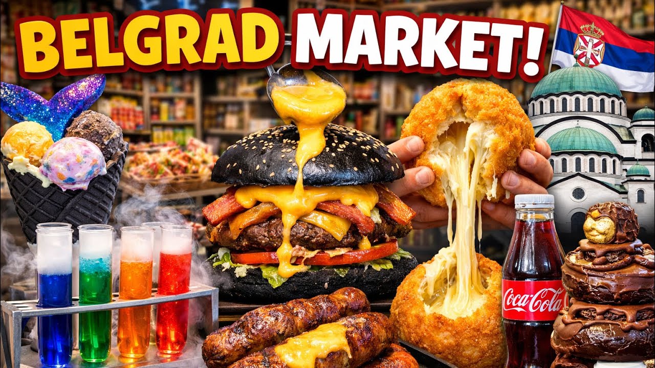 Belgrade Supermarket Tour 🇷🇸 Interesting Products You Can’t Find in Turkey | English Subtitles