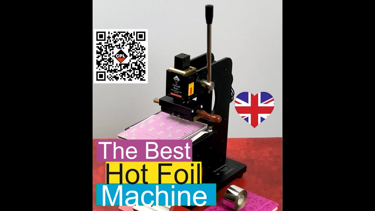 Foilcraft Mayfair Hot Foil Stamping Machine. See the Full Review here.