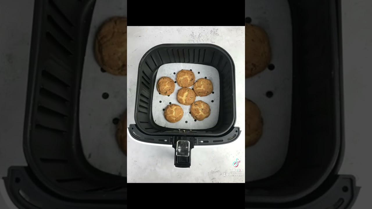 How to make frozen cookie dough in the air fryer