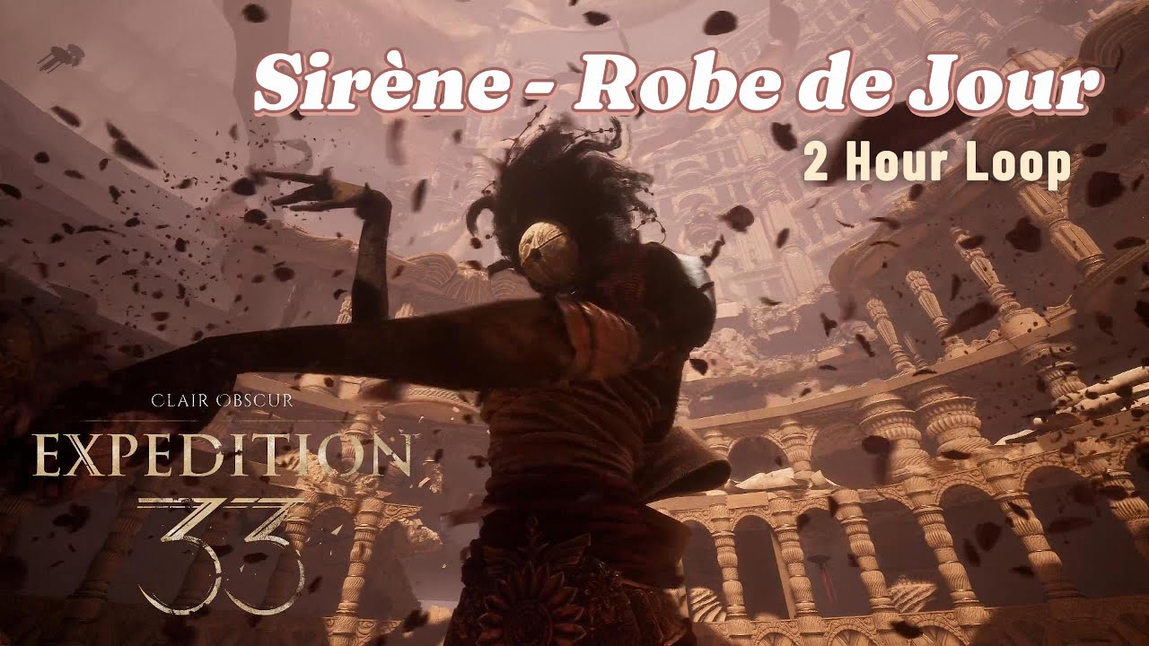 Robe de Jour – 2 Hour Loop | Sirène Theme – Clair Obscur: Expedition 33 (Relaxing Music for Focus)