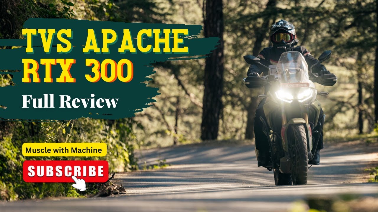 2025 TVS Apache RTX 300 Full Review | Rajat Dhamija | Muscle with Machine