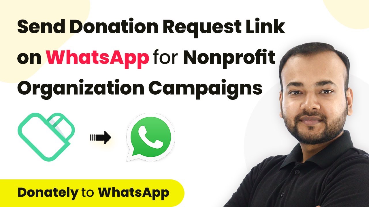 Send Donation Request Link on WhatsApp for Nonprofit Organization Campaigns via Cloud API