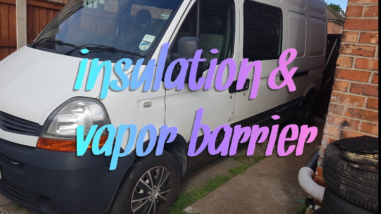 Renault Master Campervan build floor insulation & vapor barrier part 8