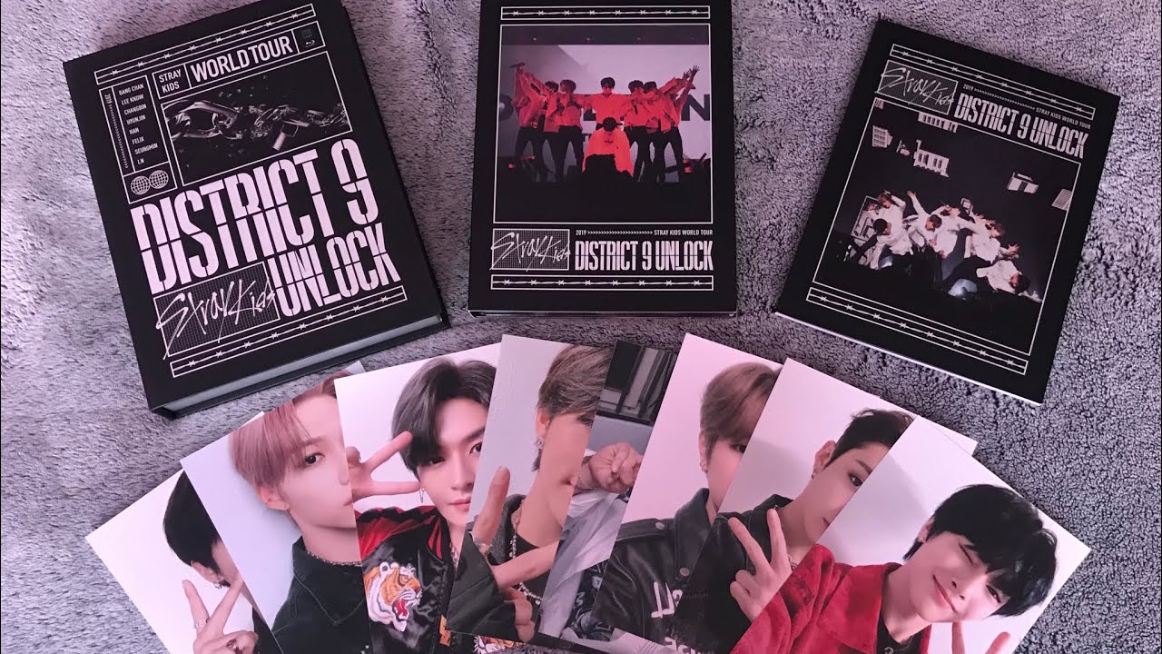 STRAYKIDS UNBOXING BLU-RAY DISTRICT 9 UNLOCK Unboxing Stray Kids 스트레이 키즈 District 9 World Tour