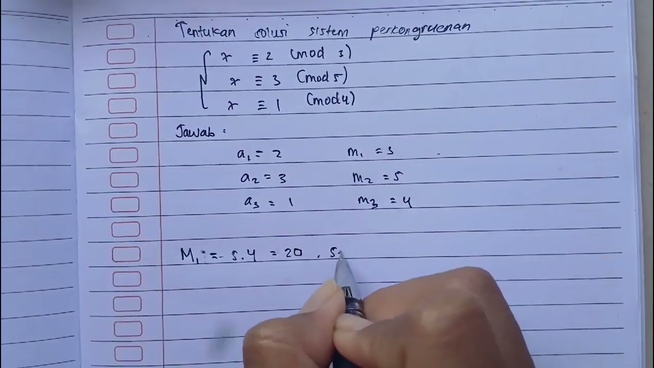 Teori Bilangan: Teorema Sisa Cina