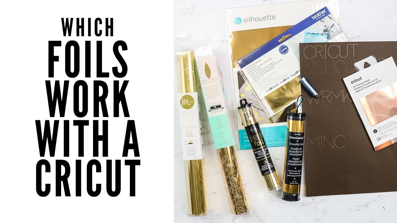 What Foil Brands Work with the Cricut Foil Transfer Tool?