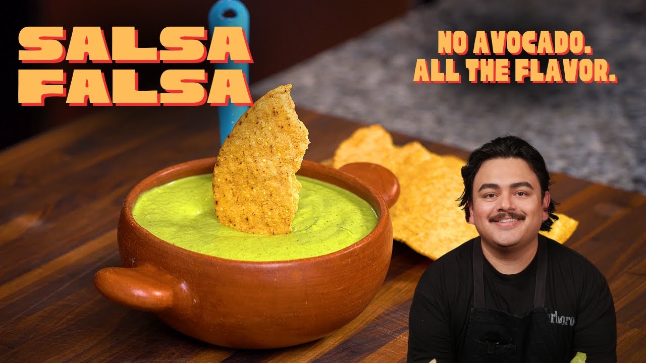 Salsa Falsa Recipe  |  Creamy Salsa w/ No Avocado (aka Guacasalsa)