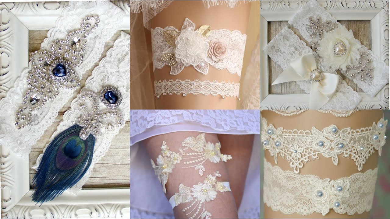 Extremely gorgeous&stylish handmade lace bridal wedding garter designs ideas#2020