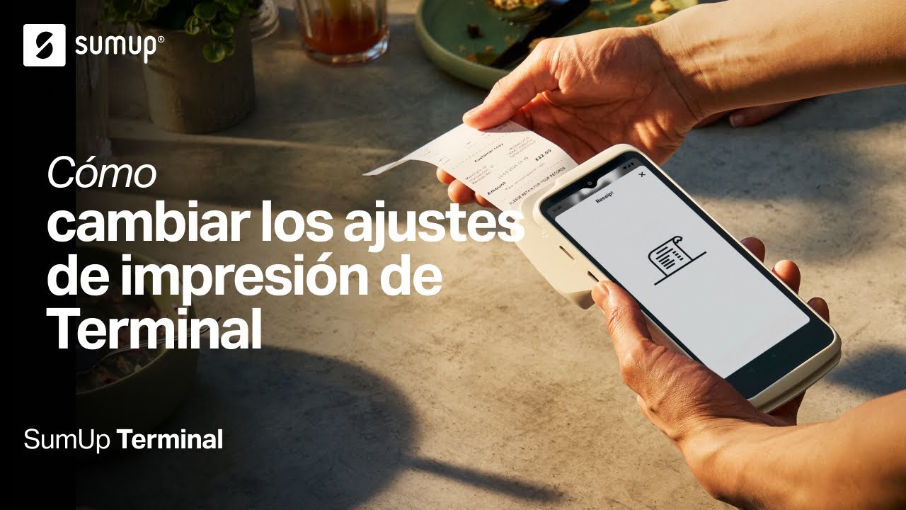 Cómo cambiar los ajustes de impresión de Terminal