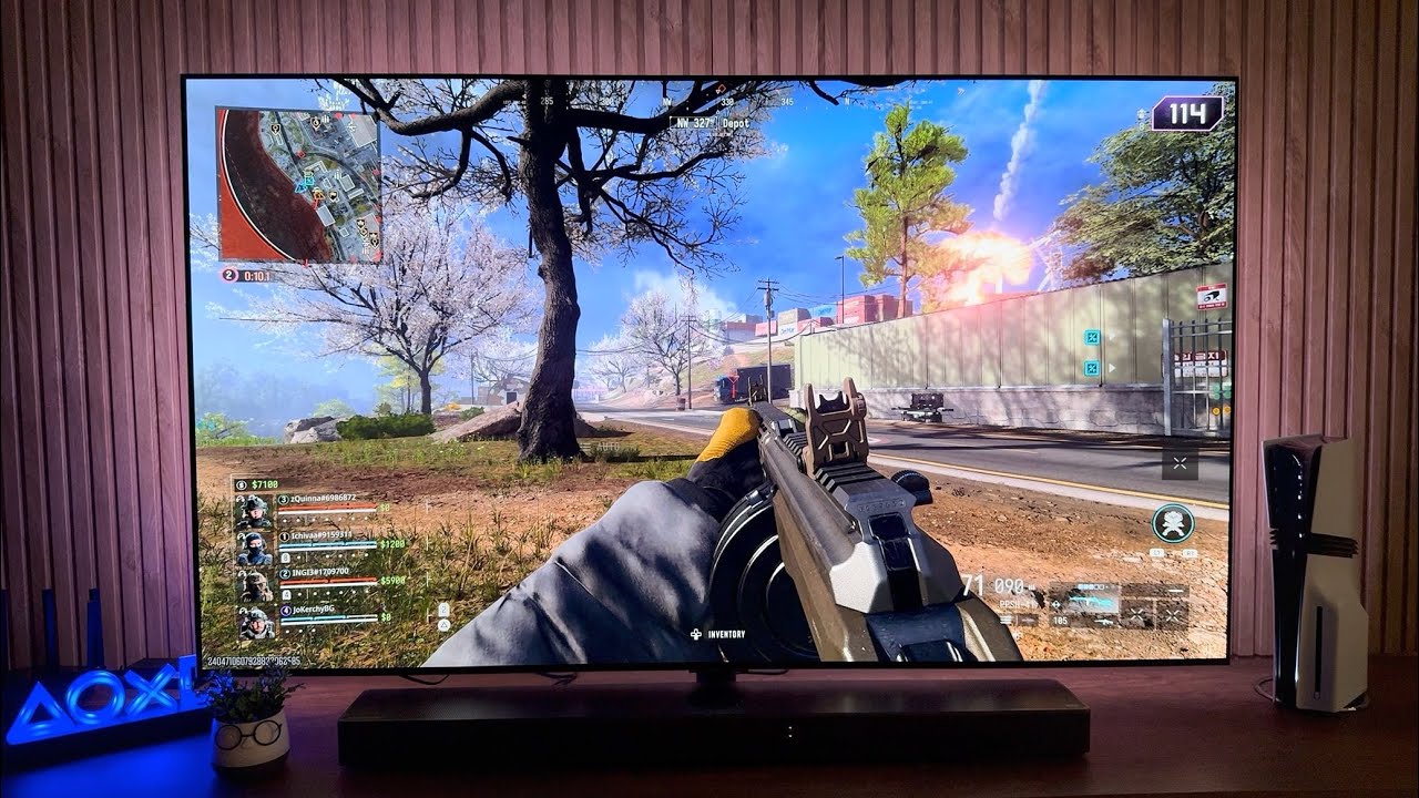 Modern Warfare 4 Warzone 120FPS Test on PS5 Pro | LG G6 OLED