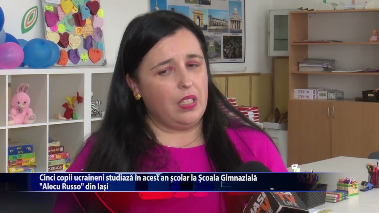 Copii din Ucraina, elevi in Romania