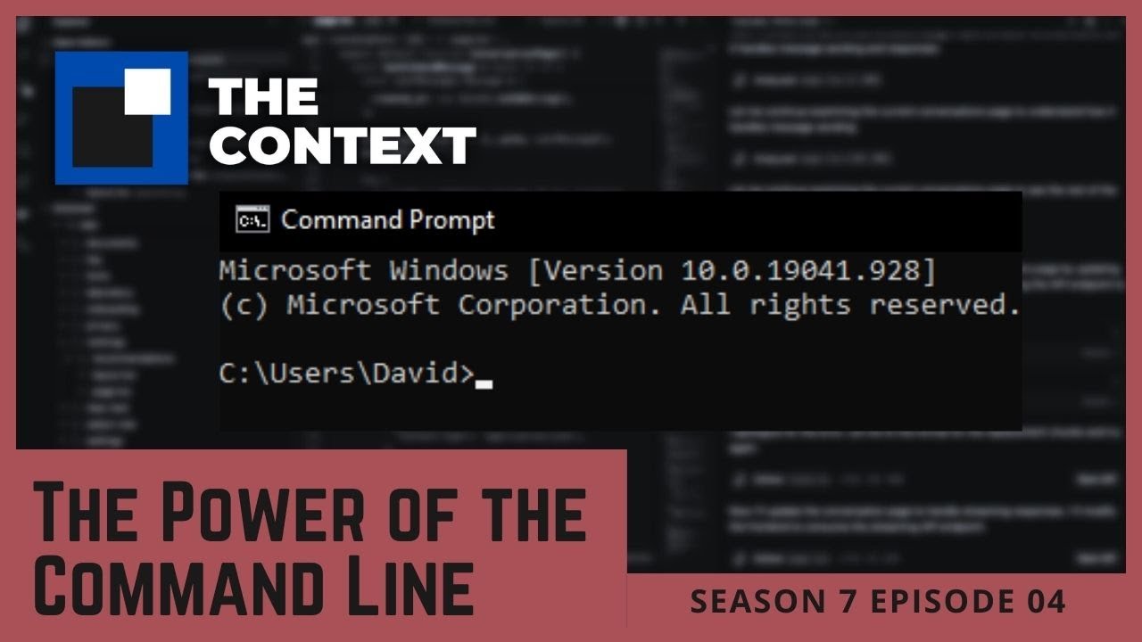The Power Of The Command Line - The Context S07E04