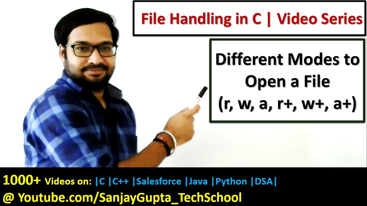 Different modes to open a file in file handling in c programming | by Sanjay Gupta