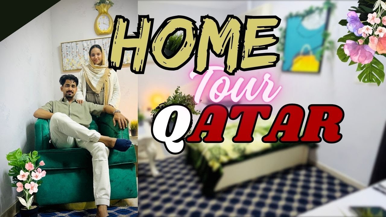 Home Tour in Doha-QATAR  I The Pandiz I Our rented studio in Qatar I #qatar #hometour  #familyvlog