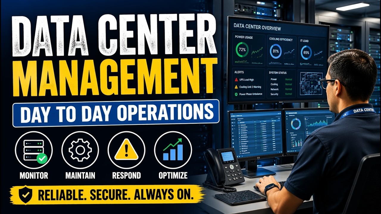 Data Center Management - Best Practices for Day to Day Operations (16 Minutes)