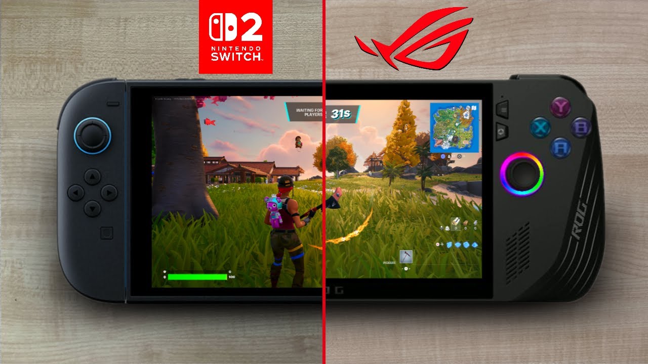 Fortnite | Nintendo Switch 2 vs Asus ROG Ally X