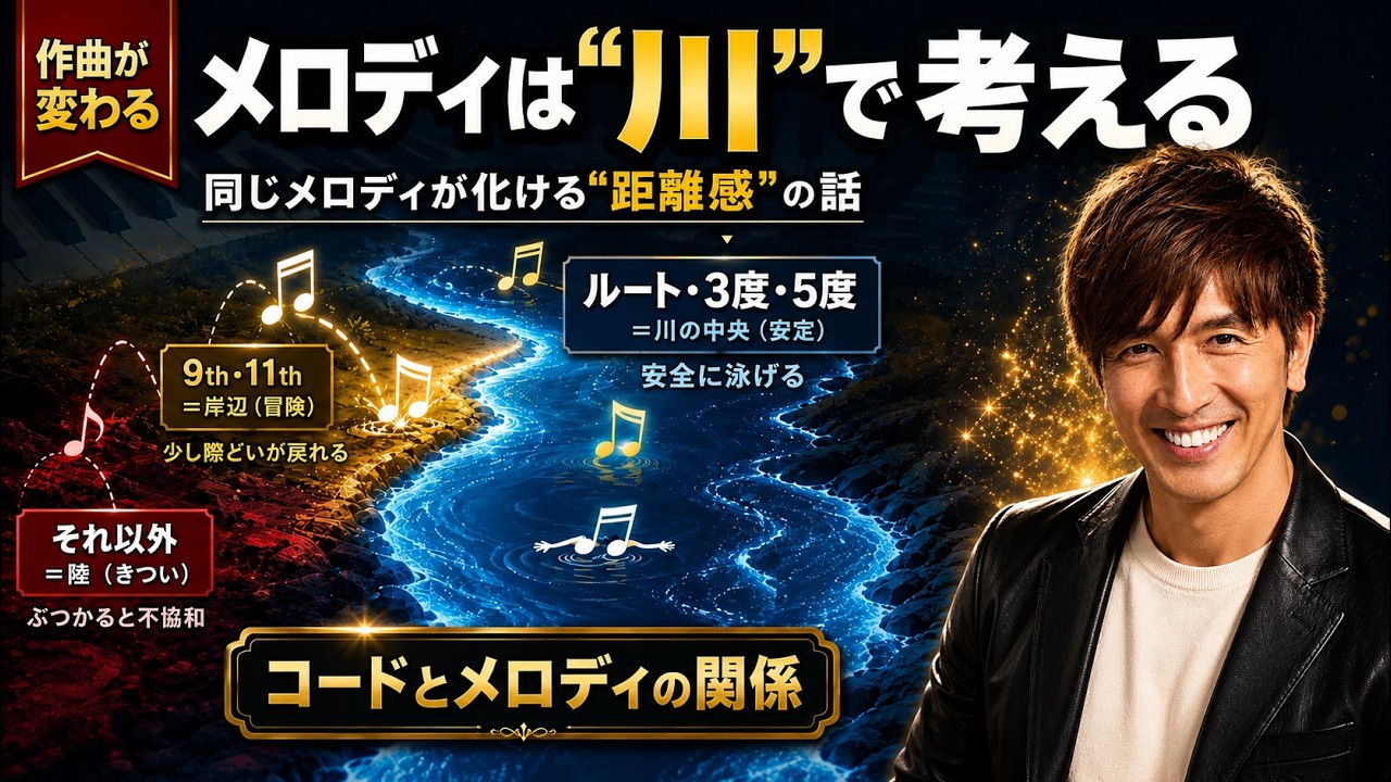 コードとメロディの関係が明かす音楽の魔法とは？#作曲レッスン#学び系