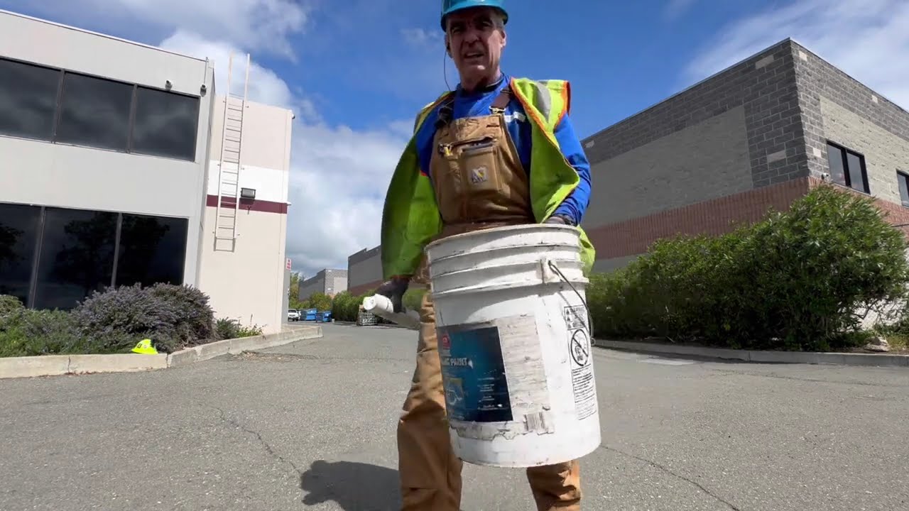Flushing fire hydrants!