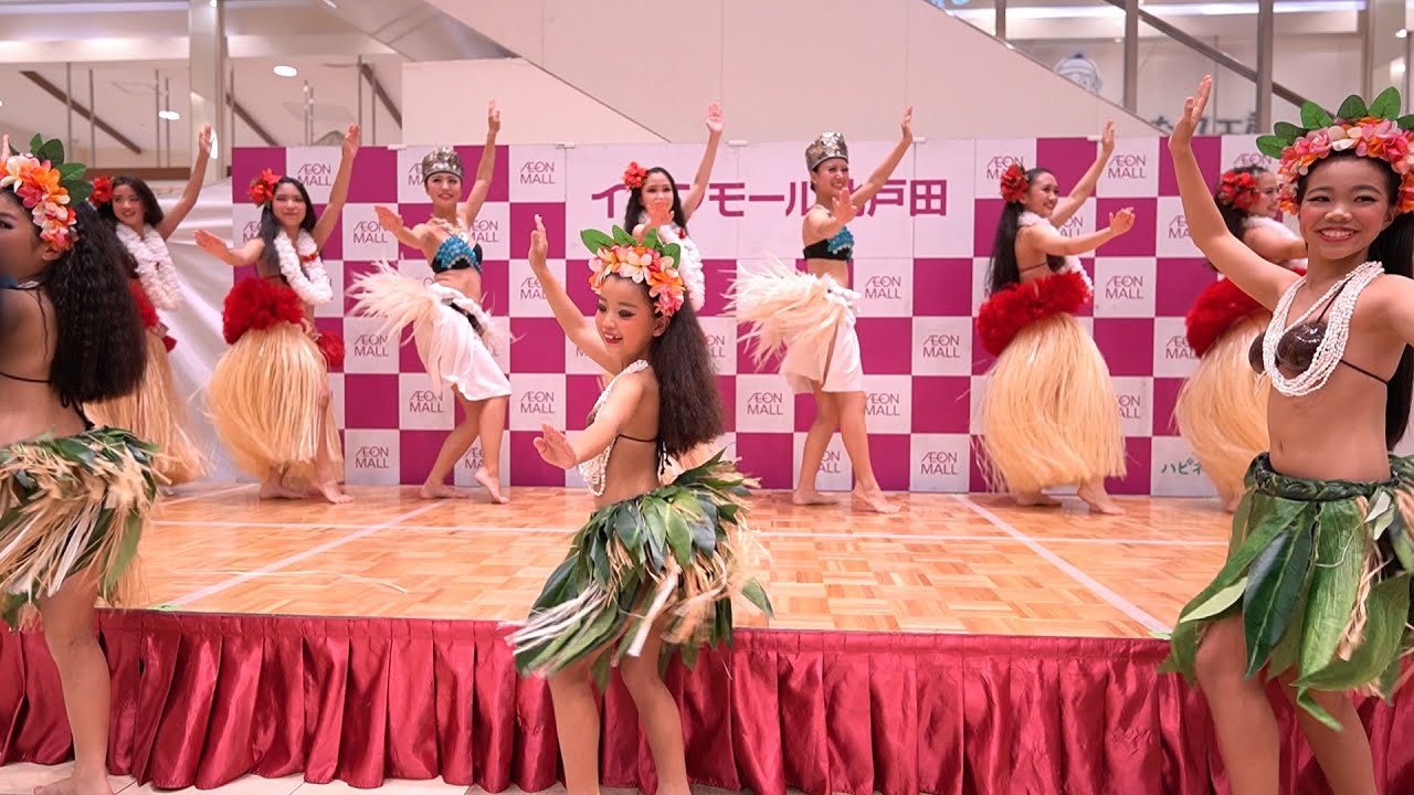 タヒチヌイ　イオンモール北戸田　2024年 秋　3回目 Tahiti nui　KITA-TODA タヒチアンダンスショー Tahitian Dance SAITAMA　encore恋人たちのクリスマス