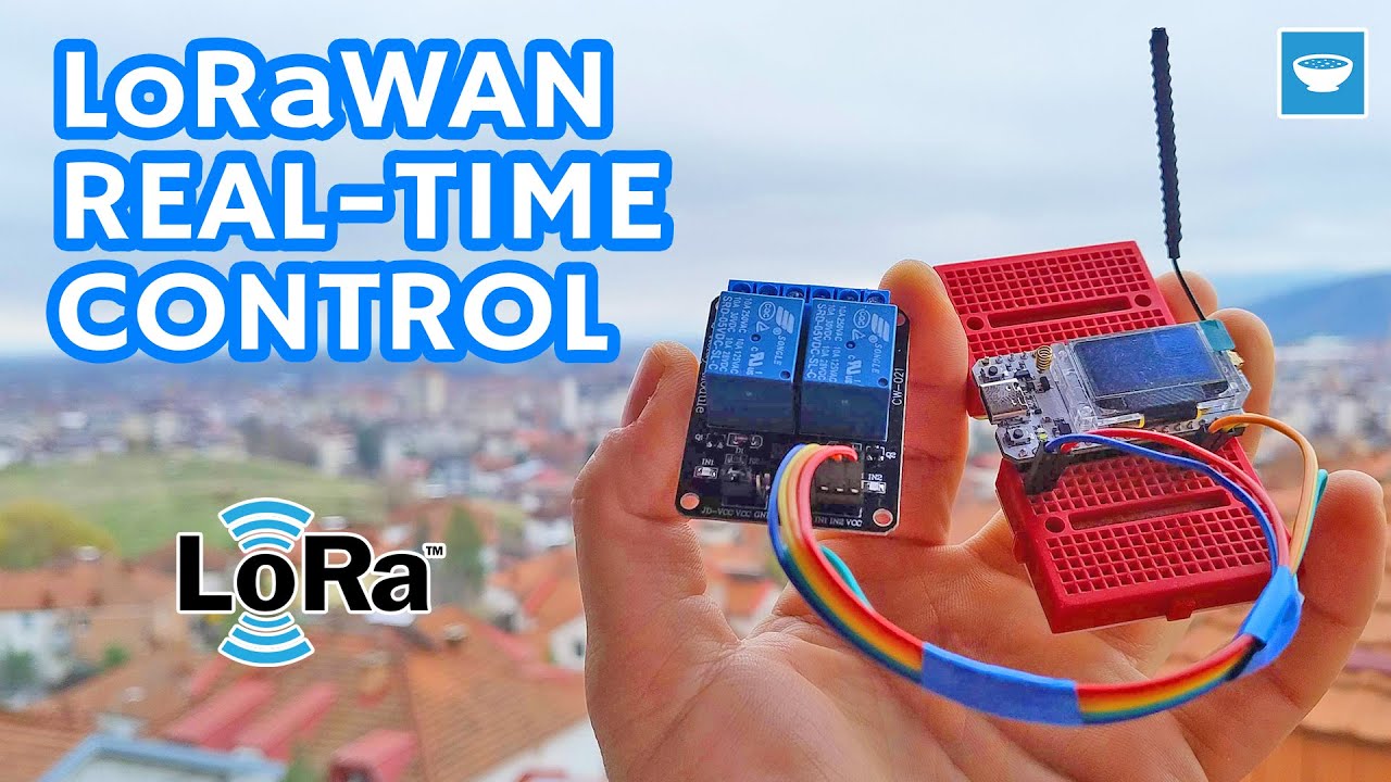 Управление реле LoRaWAN класса C в реальном времени с помощью ESP LoRa 32 (полная сборка и демонс...