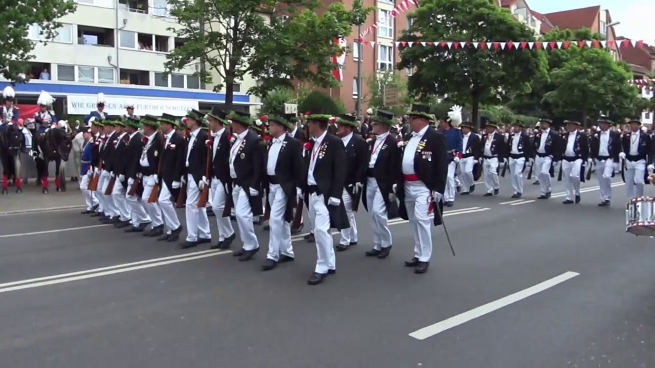 Schützenfest Neuss - Furth 2017 Teil 1 der Königsparade am 04.Juni 2017.