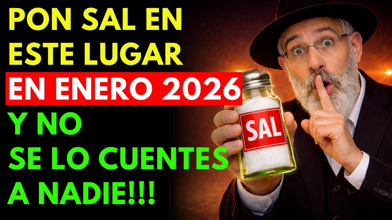 PON SAL en estos 5 LUGARES de tu hogar Abre la Puerta de la PROSPERIDAD EN 2026 | Sabiduría Judía