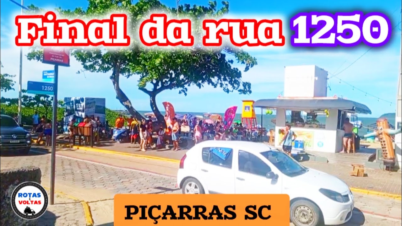 Praia lotada, temporada bombando em Piçarras SC 