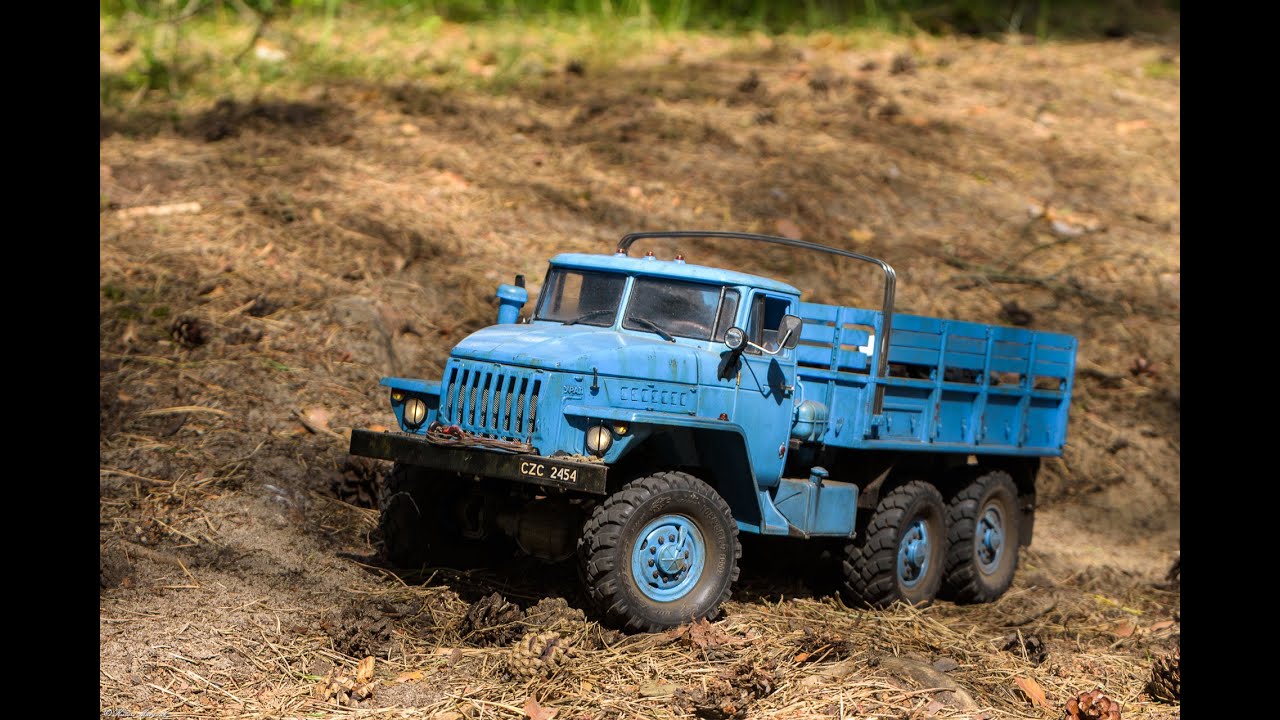 Ural 4320 (Урал 4320) - Cross RC UC6  - summer off-road - sandy sections (part 7)