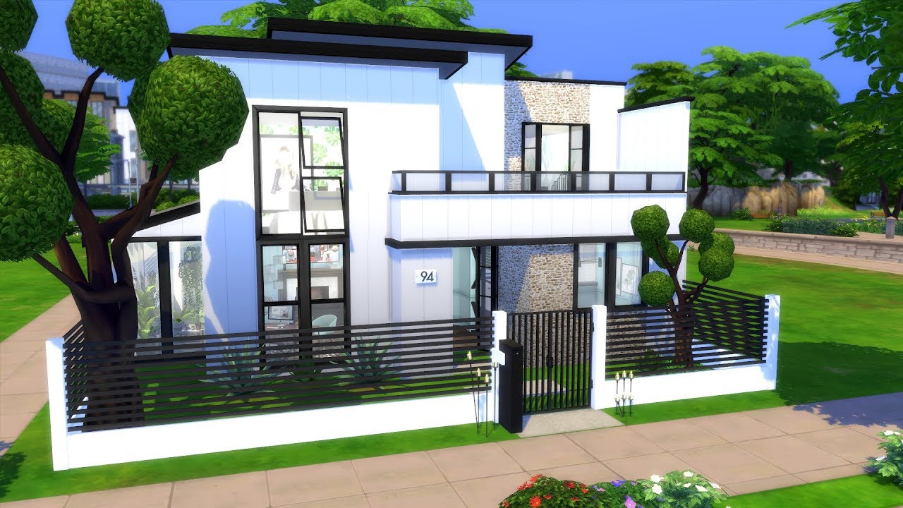 THE SIMS 4: СКОРОСТНОЕ СТРОИТЕЛЬСТВО // СОВРЕМЕННЫЙ СЕМЕЙНЫЙ ДОМ