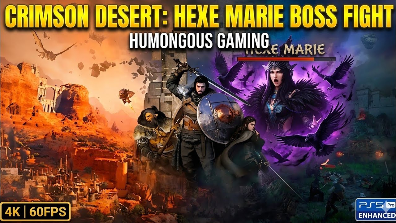 ​HEXE MARIE Boss Fight - The Witch of the Smoking Lands | Crimson Desert