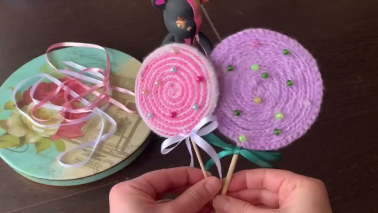 Сладости из остатков пряжи / Sweets from leftover yarn