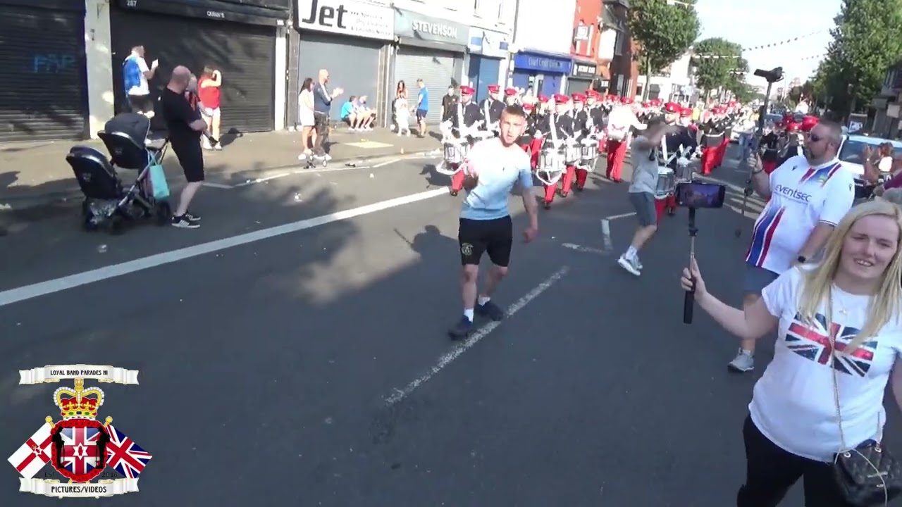 Shankill Sons Of Ulster FB @ Brian Robinson Memorial Parade 2024