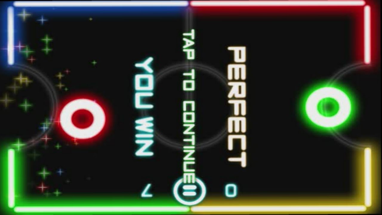 Glow Hockey Android Gameplay