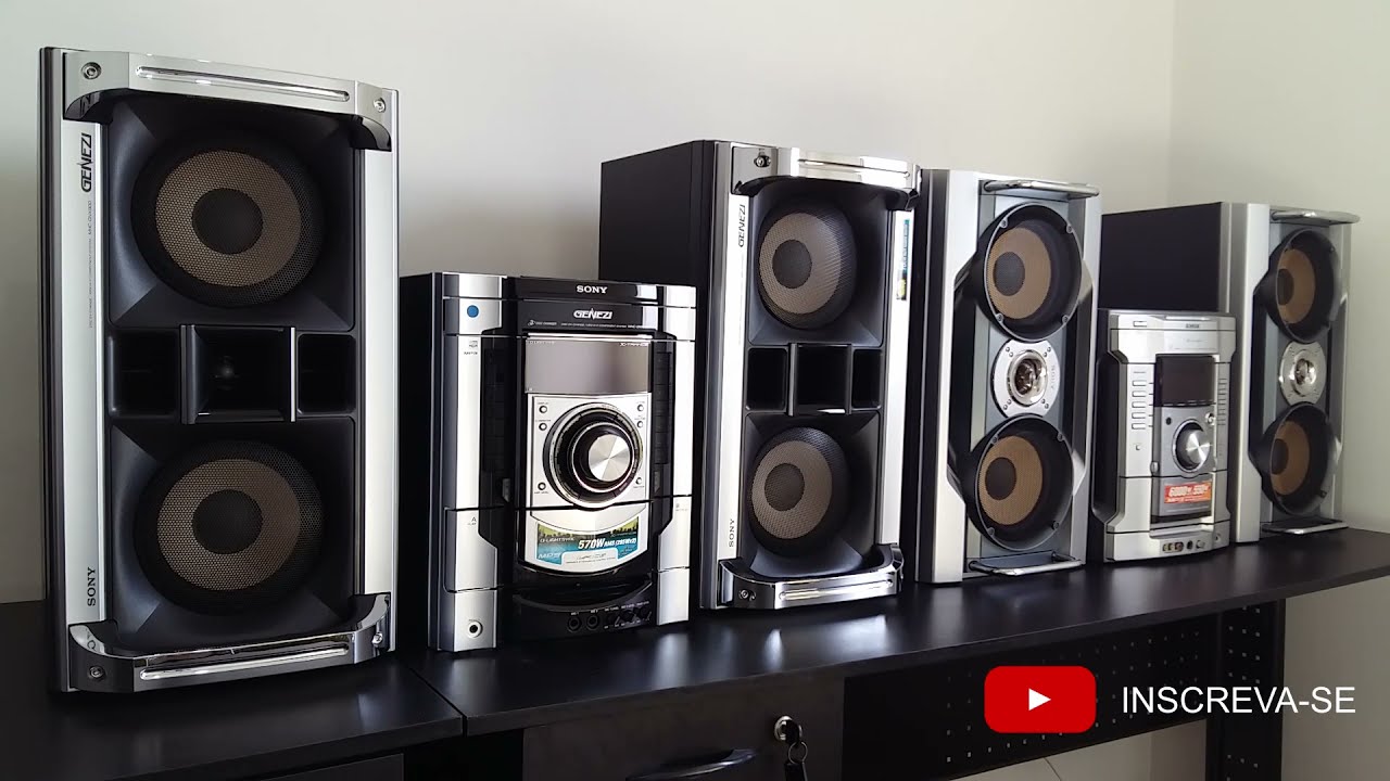 Sony MHC GN900 e GNX900 - Comparativo