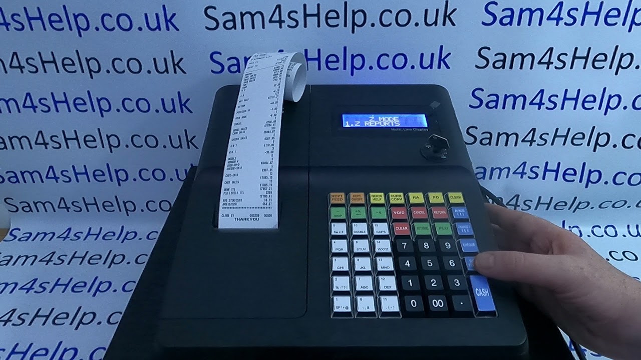 Periodic Reporting Functionality Sam4S ER-260BEJ / ER-260 / ER260 Cash Registers