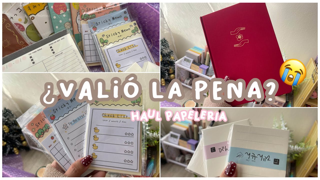 ¿Valió la pena comprar tanta papelería para 2026? 😭🧐|| HAUL StationeryPal 😊✨