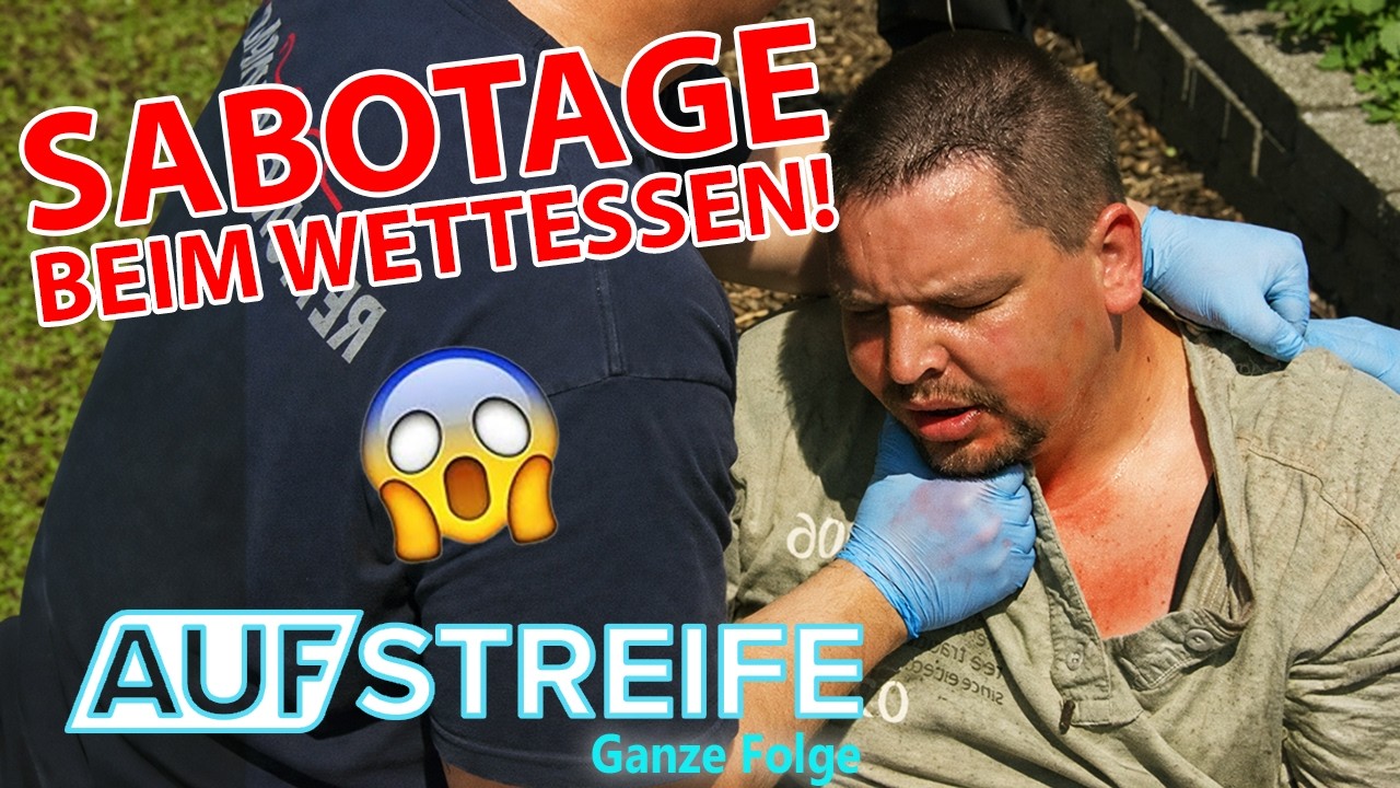 Wespenfalle beim Törtchen-Wettessen: Mann gerät in Lebensgefahr! | Auf Streife-Ganze Folge | SAT.1