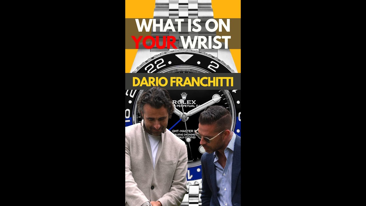 Dario Franchitti: Whats on YOUR wrist!