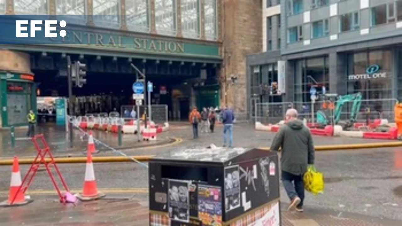Un incendio en Glasgow obliga a cerrar la principal estación ferroviaria de Escocia
