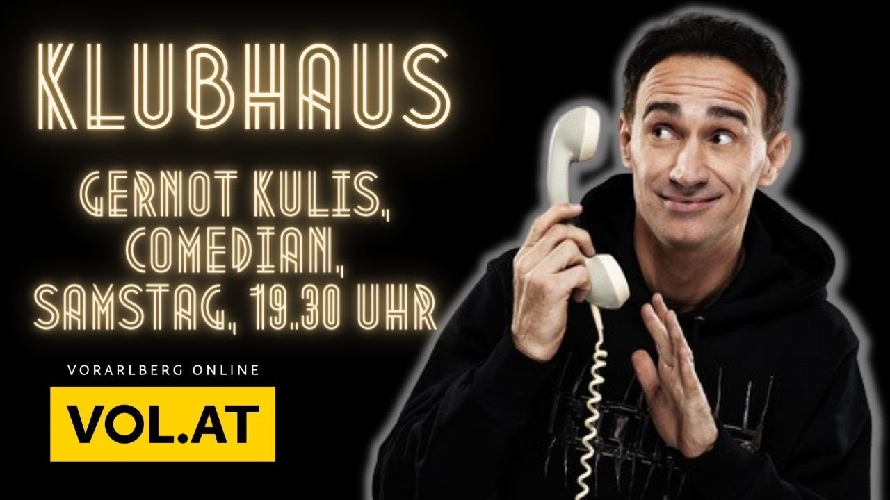Der Mann der tausend Stimmen: Gernot Kulis im Klubhaus