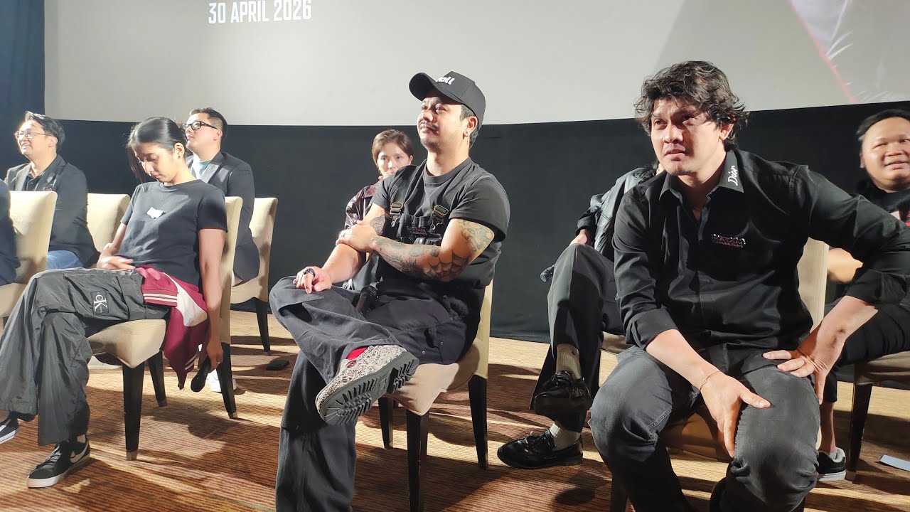 DERBY ROMERO, LIVI CIANANTA, ISMI MELINDA & DIMAS ANGGARA di KONFERENSI PERS Trailer IKATAN DARAH