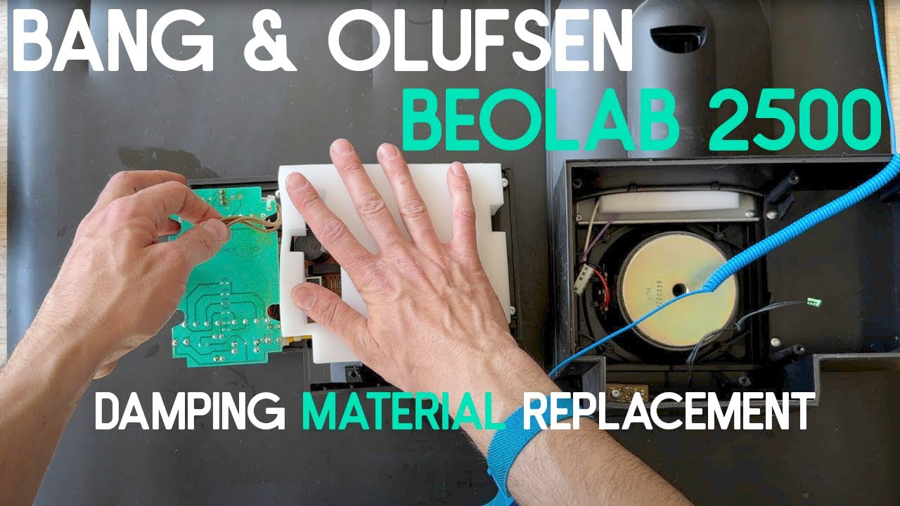 Замена демпфирующего материала Bang & Olufsen Beolab 2500
