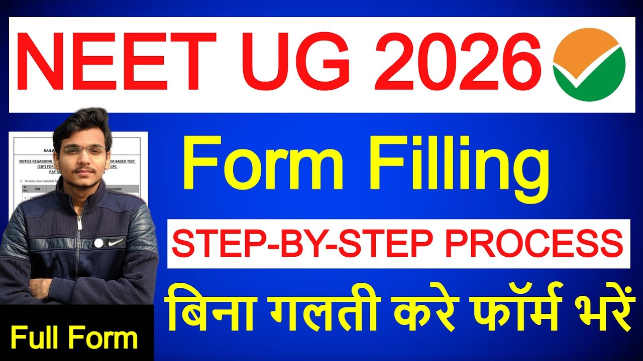NEET 2026 Application Form Filling | Step by Step Process | NEET UG Form Kaise Bhare🔥