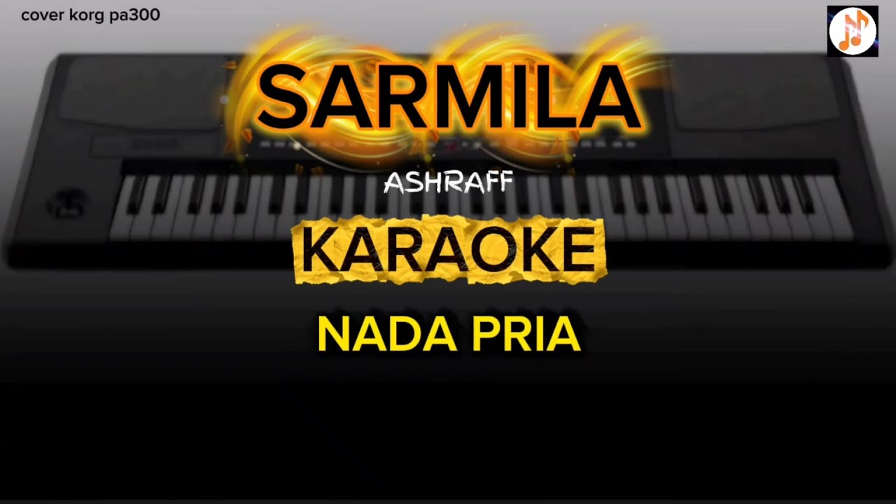 SARMILA - KARAOKE - NADA PRIA - NADA COWOK