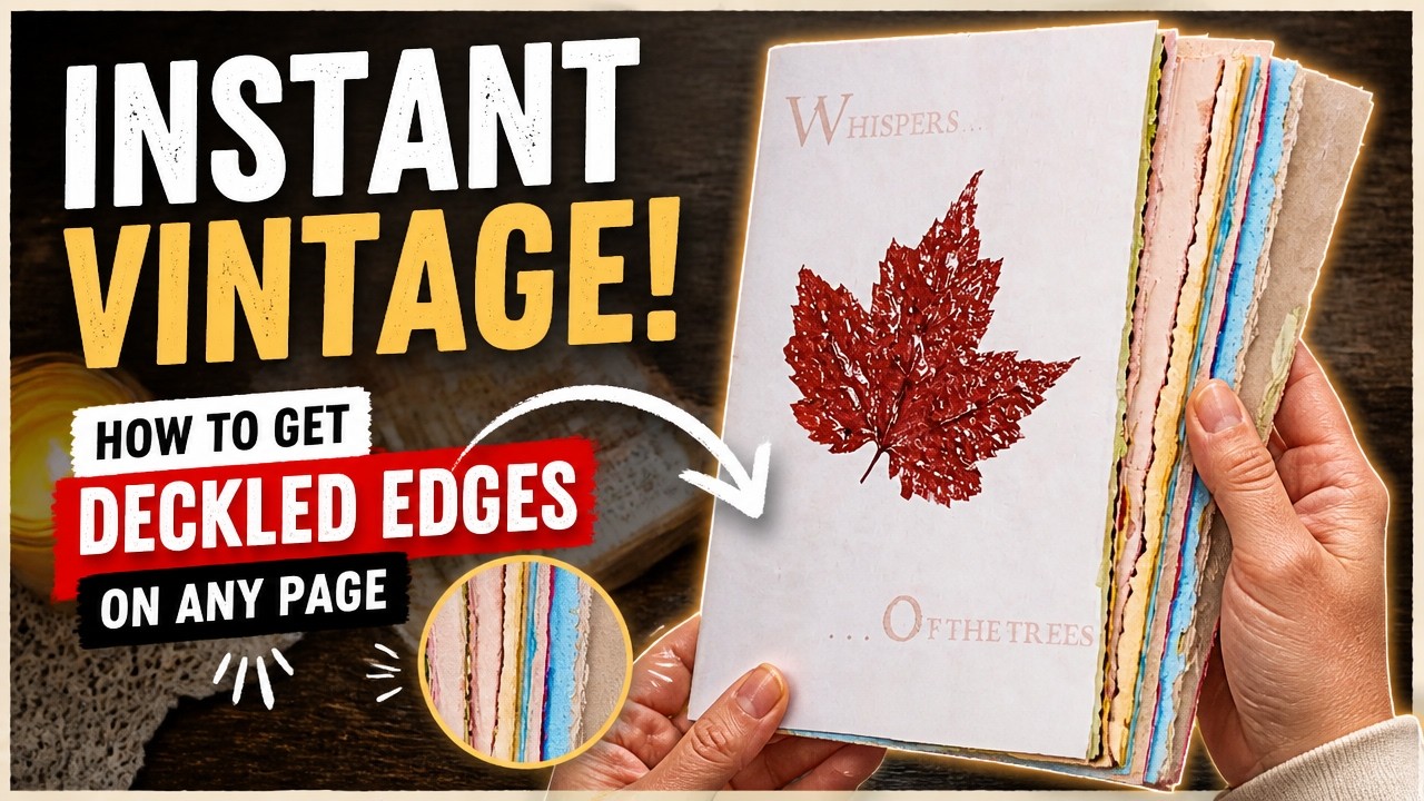 How to Give Any Paper a Vintage Deckled Edge in 2 Minutes